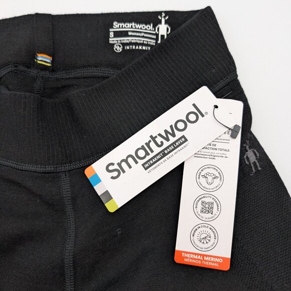 2 Pairs - Smartwool Women's Base Layer Leggings Bundle | Navy & Black - Picture 8 of 12